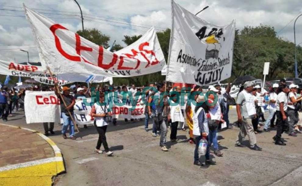Estatales exigieron a Morales una convocatoria para negociar una recomposición salarial 9 ADEP CEDEMS Frente Gremial Amplio