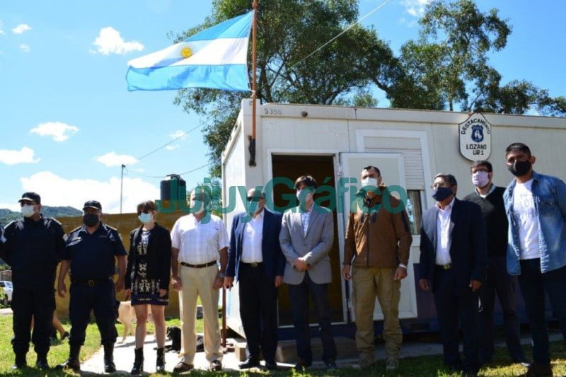 En Lozano se habilitó un destacamento policial 2 En Lozano se habilito un destacamento policial 2