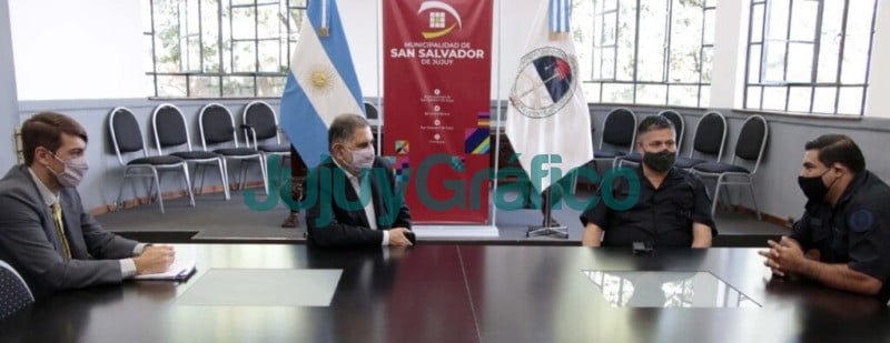 Jorge recibió al Jefe y Subjefe de la Policía Federal 3 Jorge recibio al Jefe y Subjefe de la Policia Federal