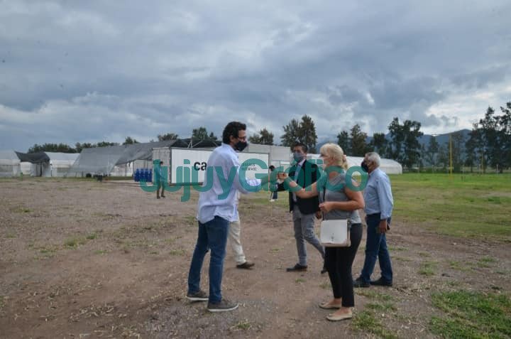Liliana Fellner paseo la plantacion de marihuana de la empresa Cannava 2