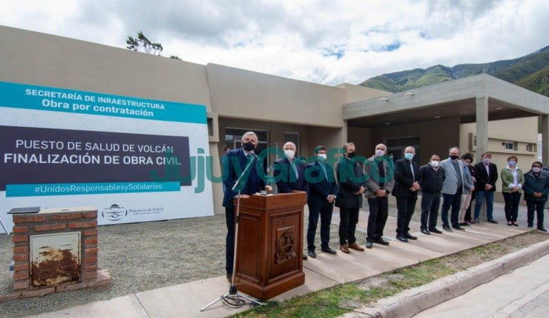 Se inauguro un centro de salud en Volcan 3