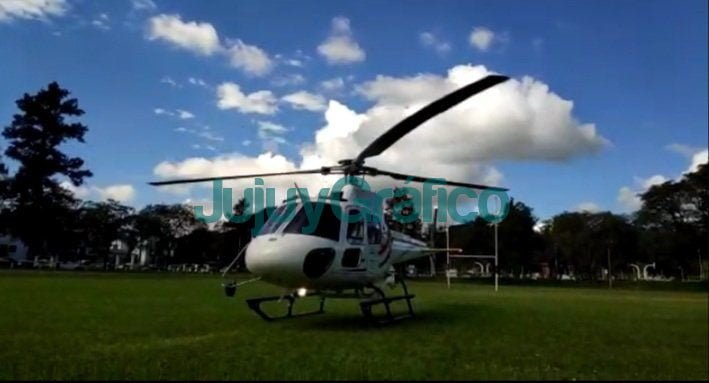 Exitoso rescate sanitario aereo en zona de La Almona 1
