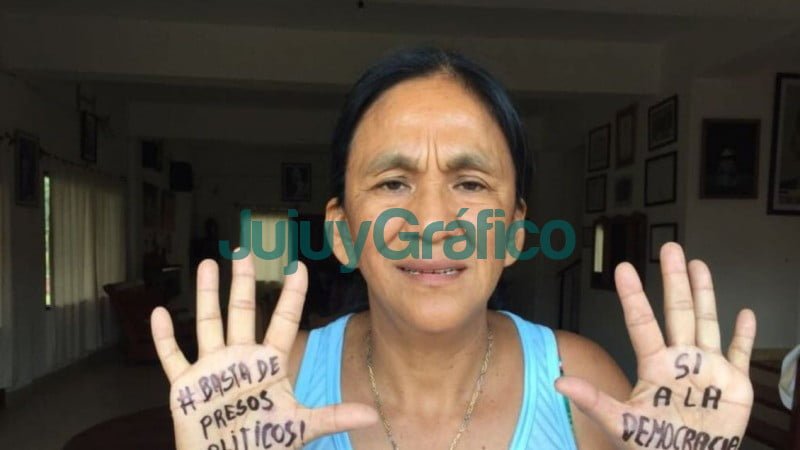 Milagro Sala manos escritas