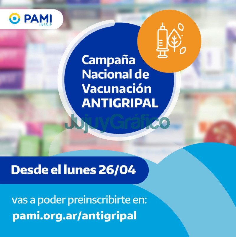 PAMI inició la campaña anual de vacunación Antigripal 2 vacunacion antigripal PAMI