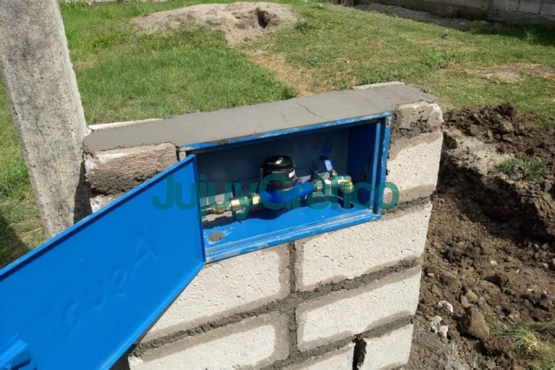 Finalizacion de conexiones domiciliarias de agua en las 150 Hectareas 1