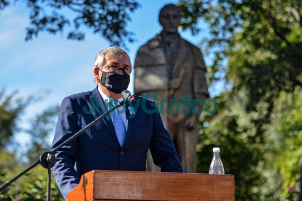 Morales en San Pedro oficializo el acto por el 25 de Mayo en San Pedro 02