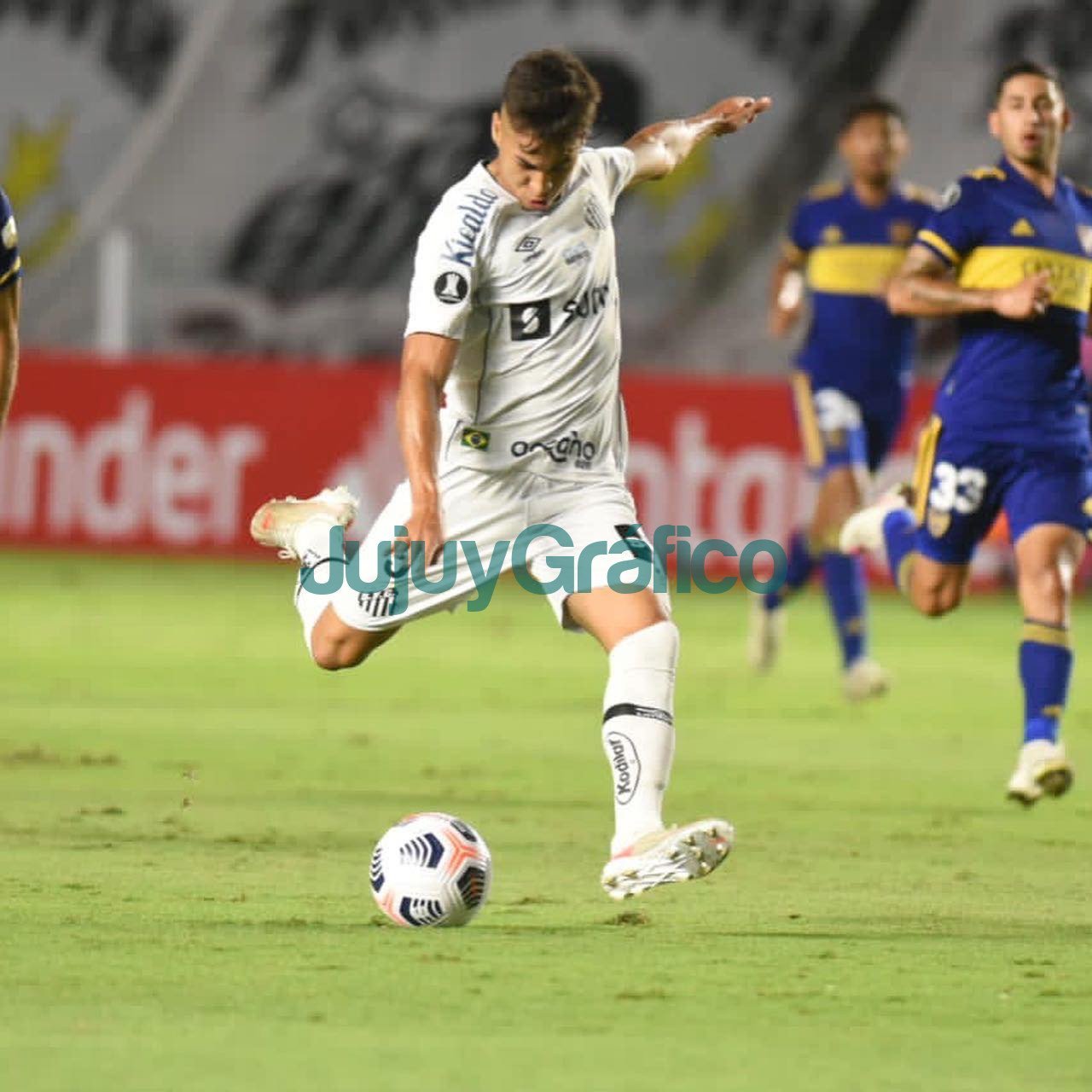 Segundo tropezón de Boca en la Libertadores, perdió 1-0 con Santos en Brasil 3 Santos 1 vs Boca 0 Libertadores 02