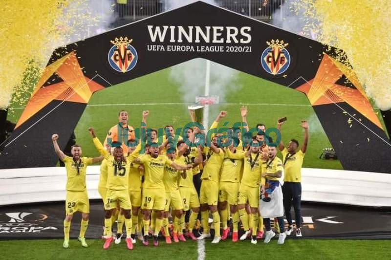 Villareal Campeón: El "Submarino amarillo" conquistó su primer título de UEFA en tanda de penales ante el Manchester United 2 Villareal Campeon 3