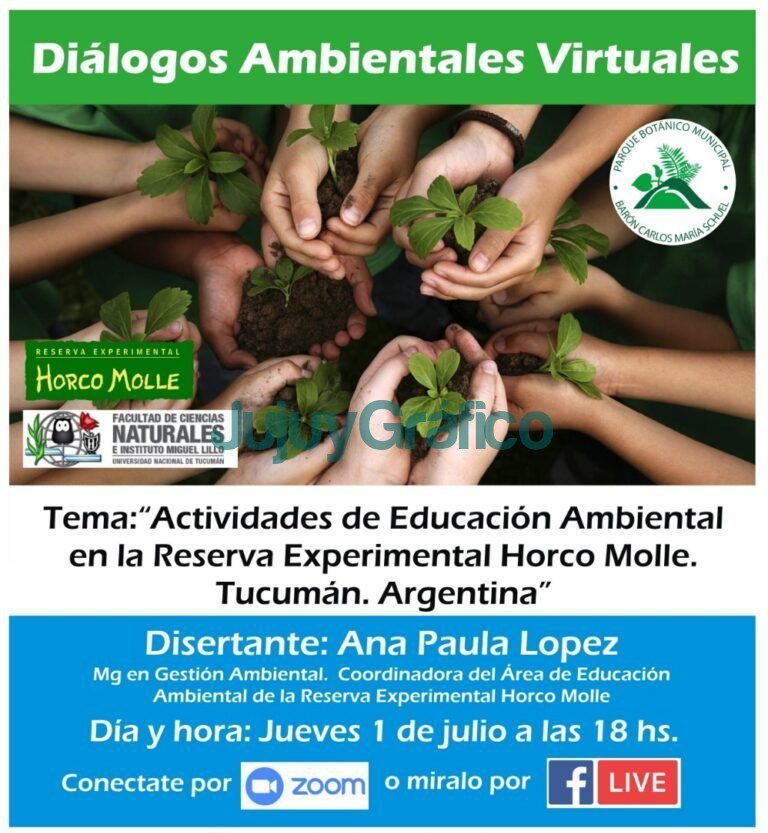 Charla virtual sobre educacion ambiental