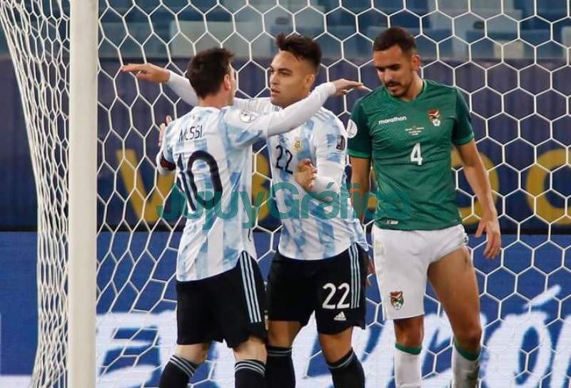 Cómodo triunfo de Argentina ante Bolivia por 4-1 2 Comodo triunfo de Argentina ante Bolivia por 4 1 02