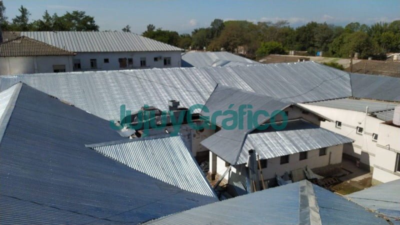 El Hospital Orias a punto de completar el nuevo techo
