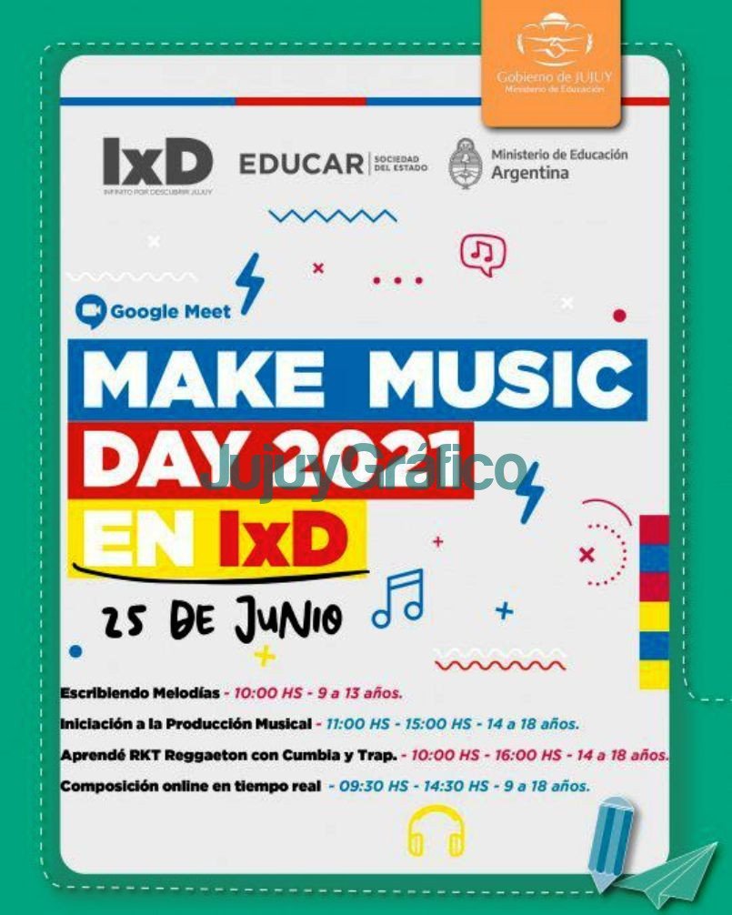 Invitan a jóvenes a participar del Festival Make Music Day 2 Invitan a jovenes a participar del Festival Make Music Day