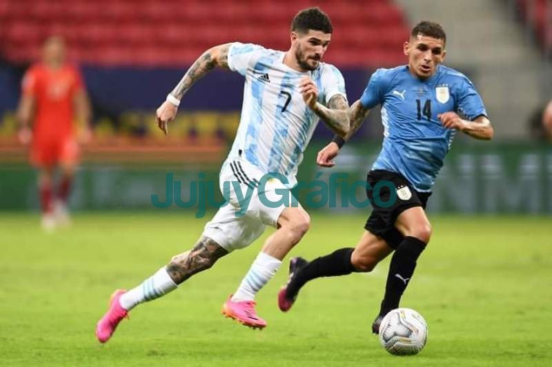 Garra "Albiceleste": Argentina se adueñó del clásico rioplatense, le ganó 1-0 a Uruguay en la segunda jornada del grupo A 3 tina se adueno del clasico rioplatense 2