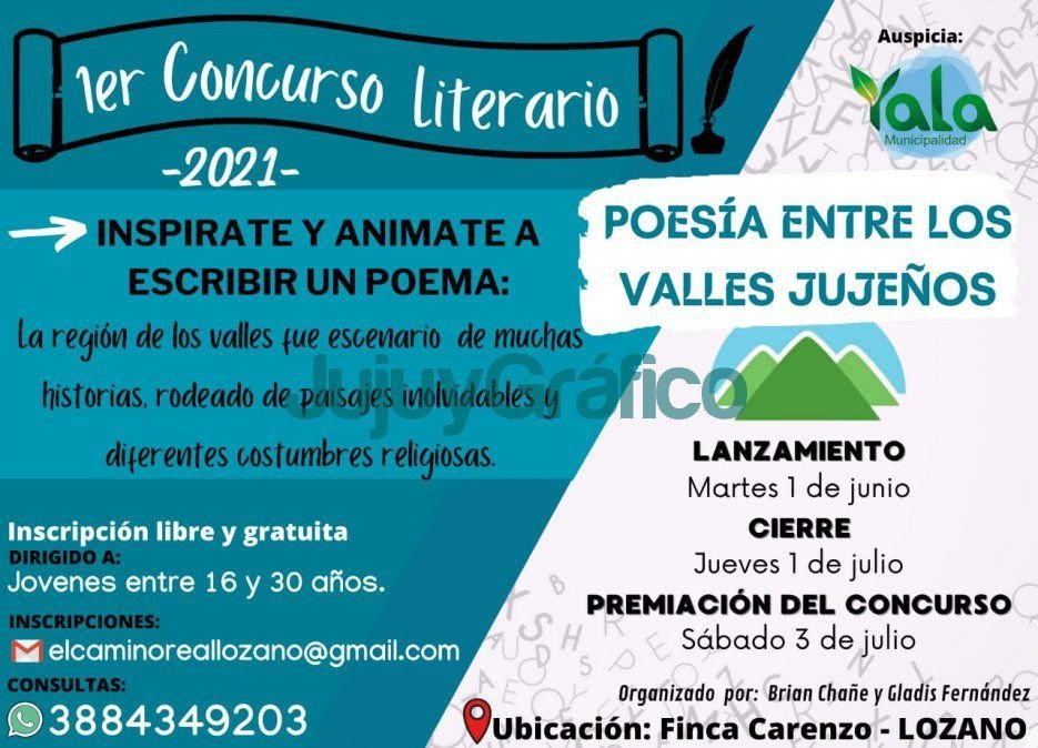 Convocan a jovenes escritores a certamen literario en Yala