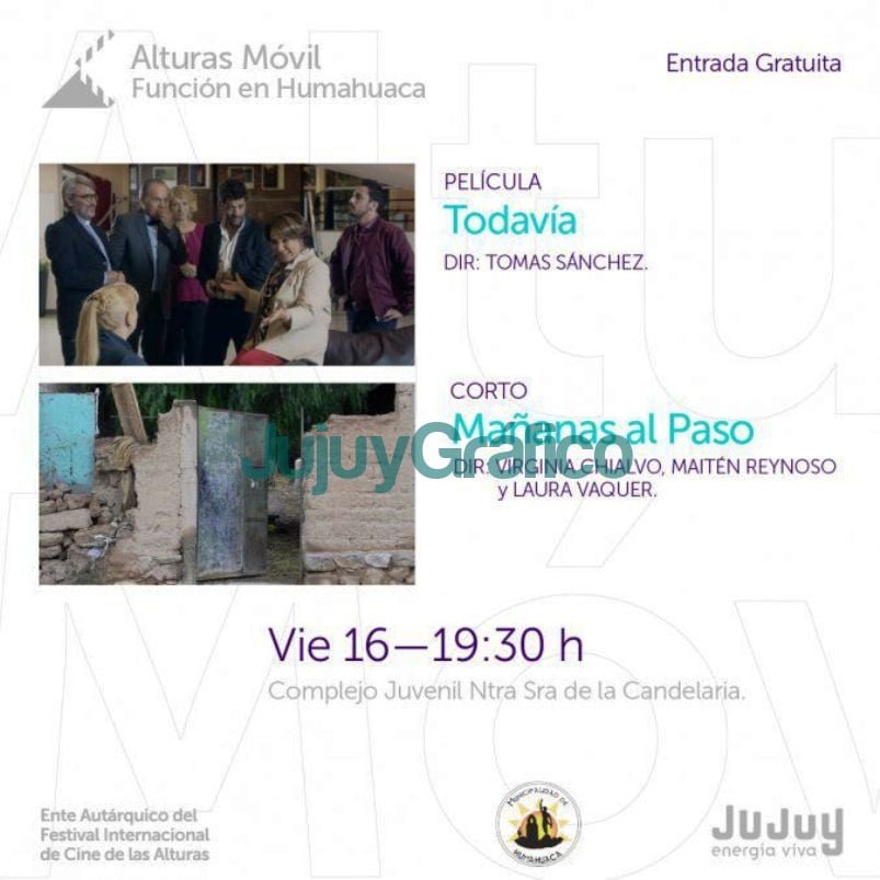 Alturas Móvil brindará una función de cine en Humahuaca 2 Alturas Movil brindara una funcion de cine en Humahuaca
