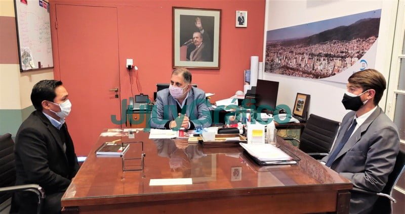 El Consul de Bolivia en Jujuy se reunio con Raul Jorge 1