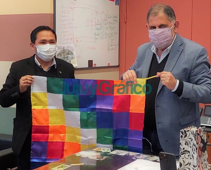 El Consul de Bolivia en Jujuy se reunio con Raul Jorge 2