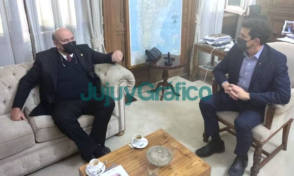 Ruben Armando Rivarola con Eduardo De Pedro