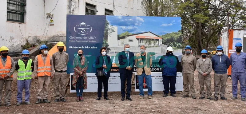 Inicio de obras del jardin maternal de la escuela Pucarita
