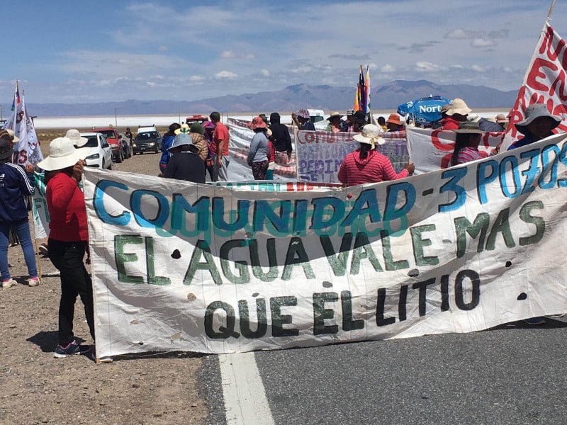 Movimientos indigenas y sociales unieron pueblos contra la explotacion del litio en Jujuy Diario Con Vos
