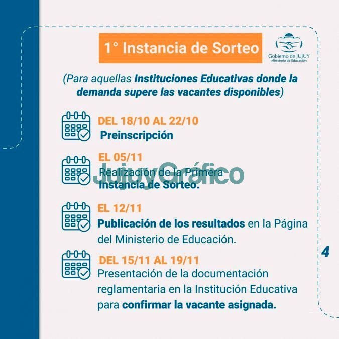 Preinscripción virtual para ingreso al Secundario se inicia el 18/10 5 Preinscripcion virtual para ingreso al Secundario se inicia el 18 10 4