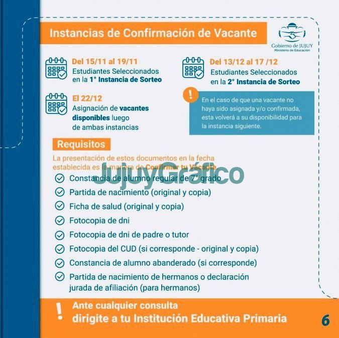 Preinscripción virtual para ingreso al Secundario se inicia el 18/10 7 Preinscripcion virtual para ingreso al Secundario se inicia el 18 10 6