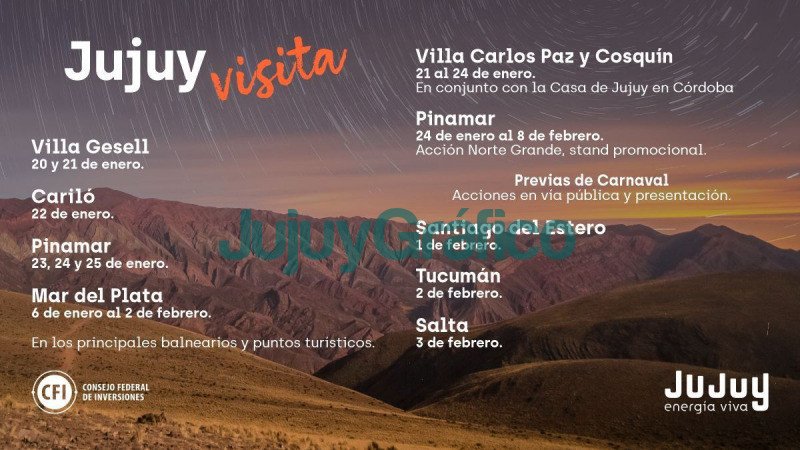 Actividad promocional realizará Jujuy por principales centros turísticos de Argentina 2 Actividad promocional realizara Jujuy por principales centros turisticos de Argentina