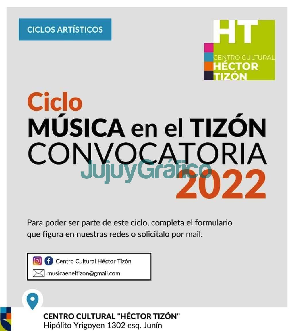Convocan a artistas para ciclo de música en el Tizón 2 Convocan a artistas para ciclo de musica en el Tizon
