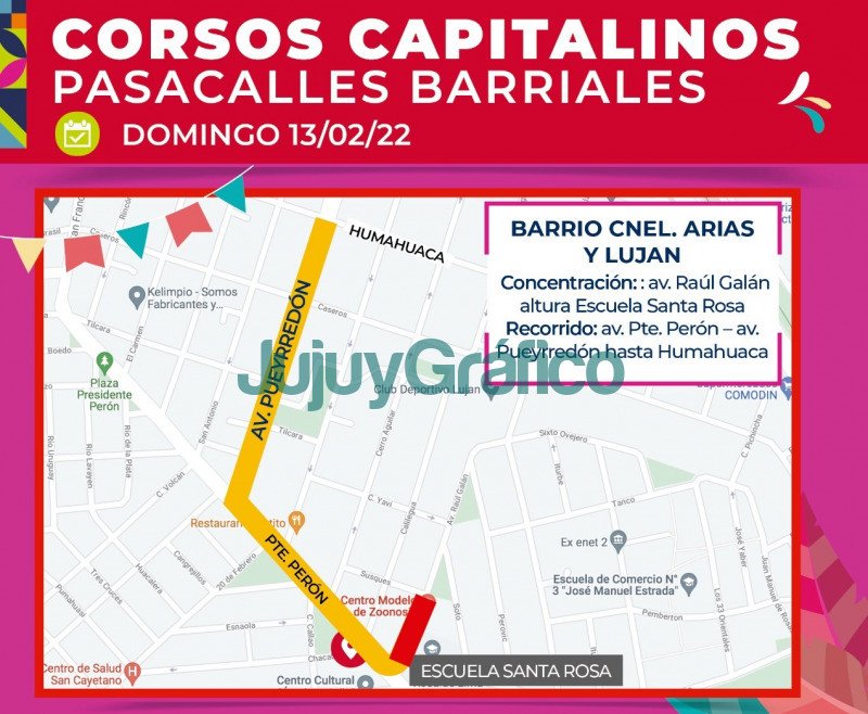 Corsos Capitalinos 2022 seran en 6 barrios 2