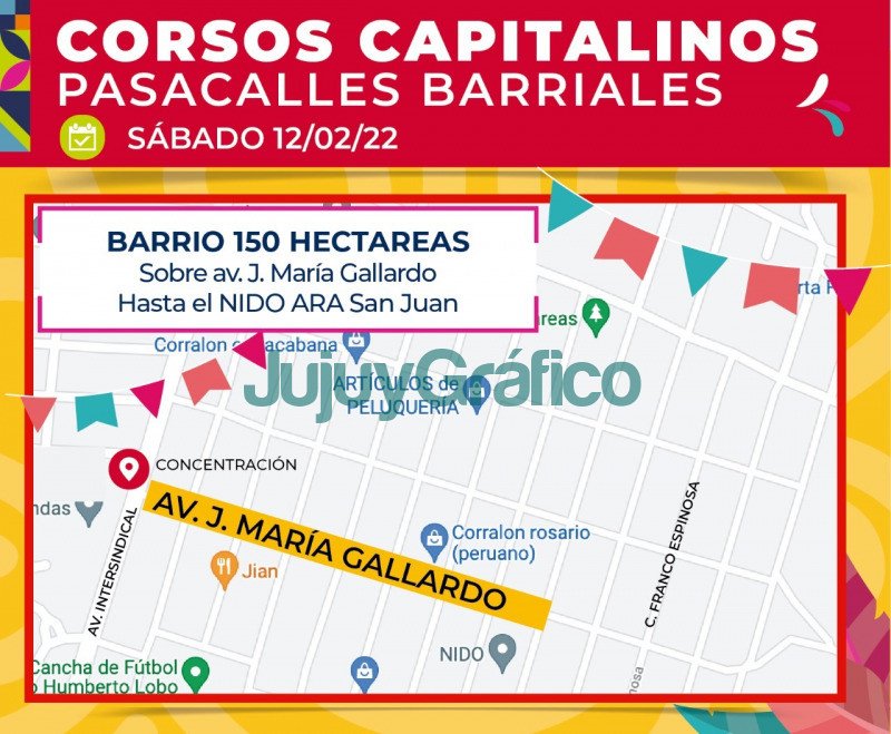 Corsos Capitalinos 2022 seran en 6 barrios 3