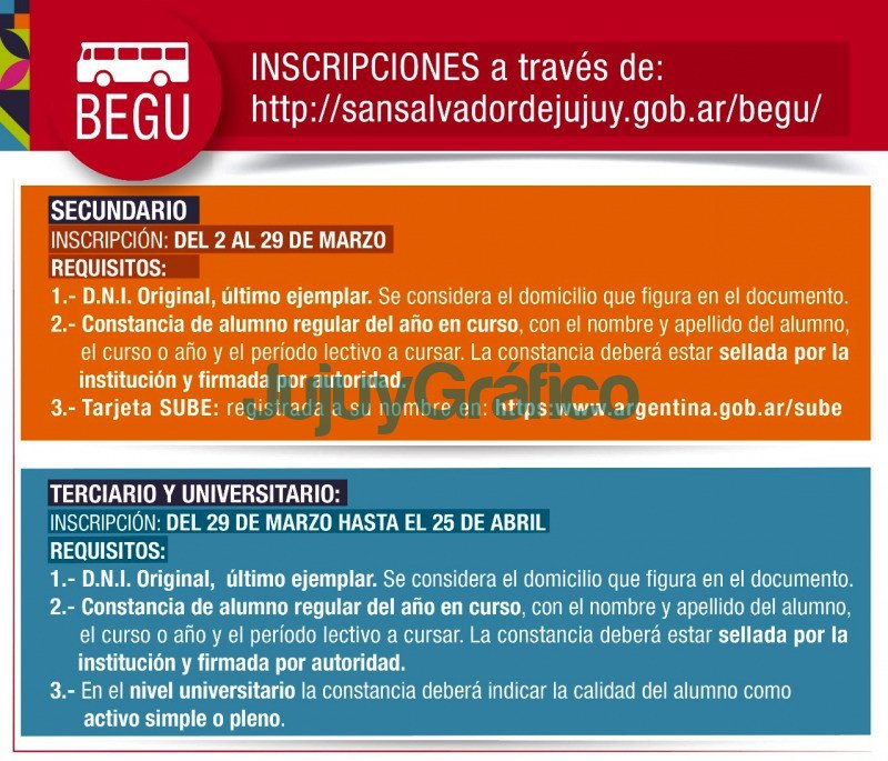 Inscripciones para el BEGU 2022 2 Inscripciones para el BEGU 2022