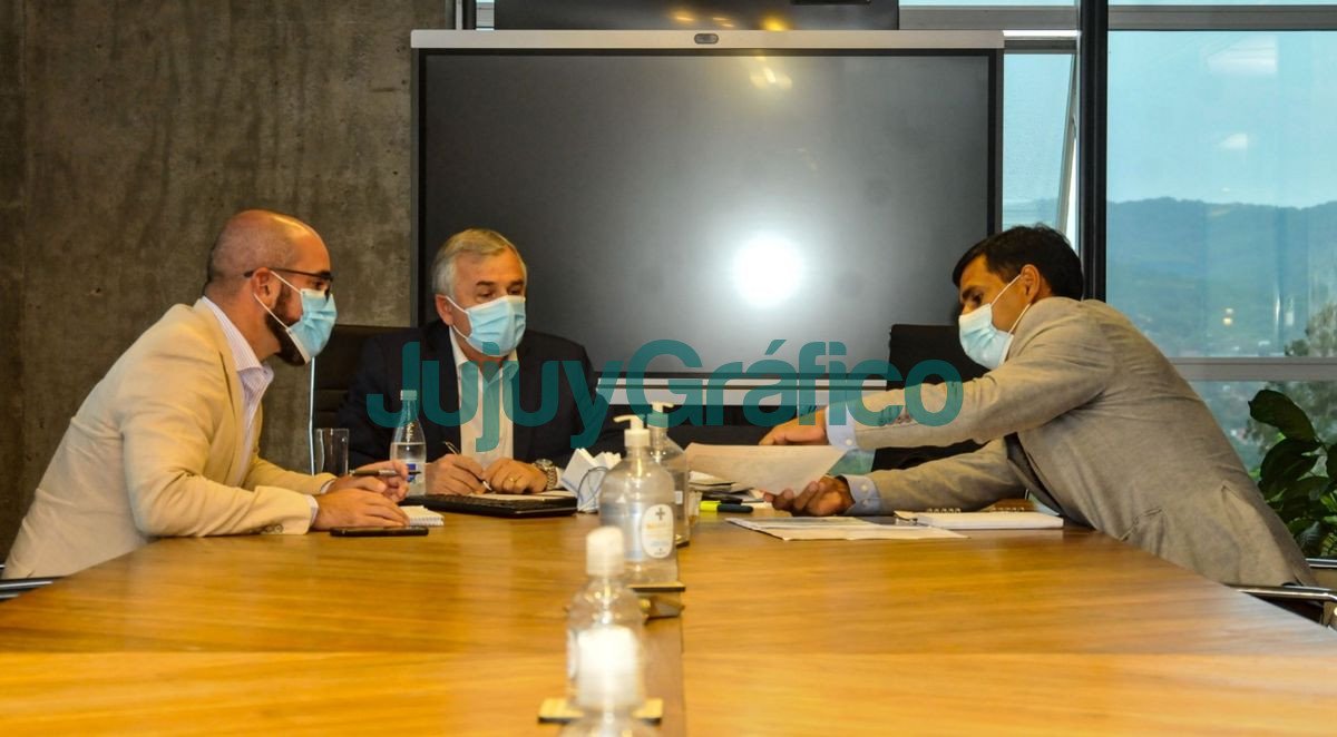 Morales se reunion con el intendente de Pampa Blanca