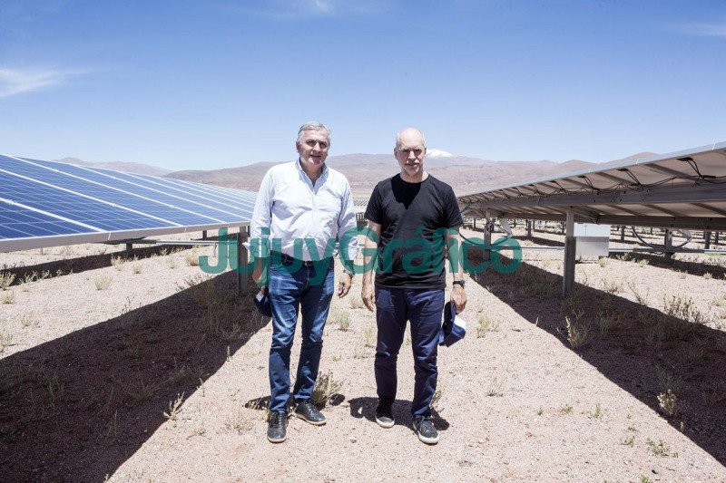 Morales paseó a Rodríguez Larreta por Jujuy 14 Morales y rodriguez Larreta Cauchari 2