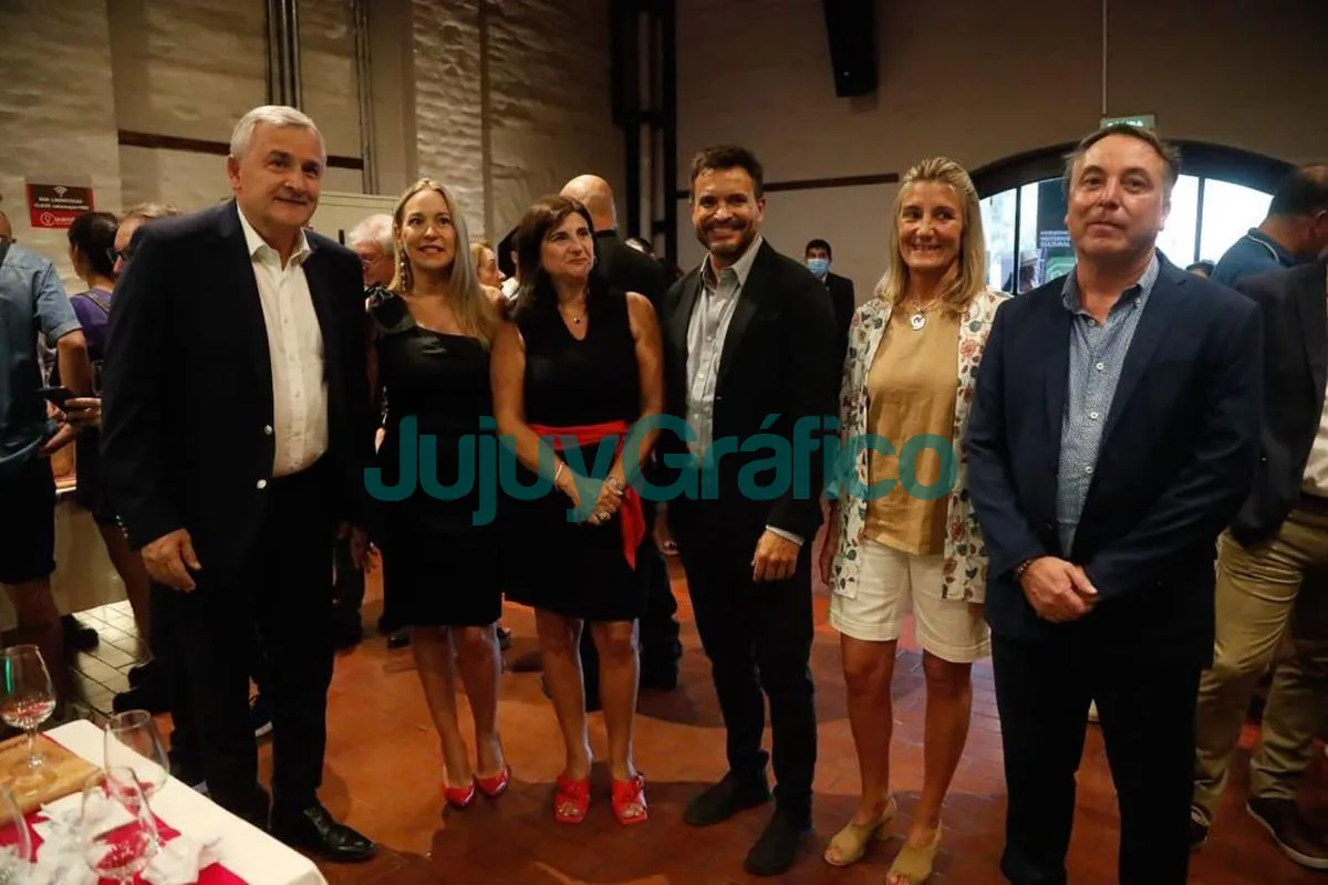 Morales en la presentacion de vinos jujenos en Mendoza 1