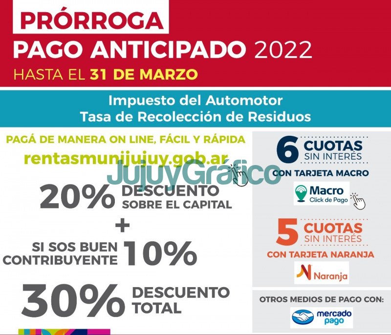 Tasas municipales hasta el 31 3 continuan los descuentos por pago anticipado