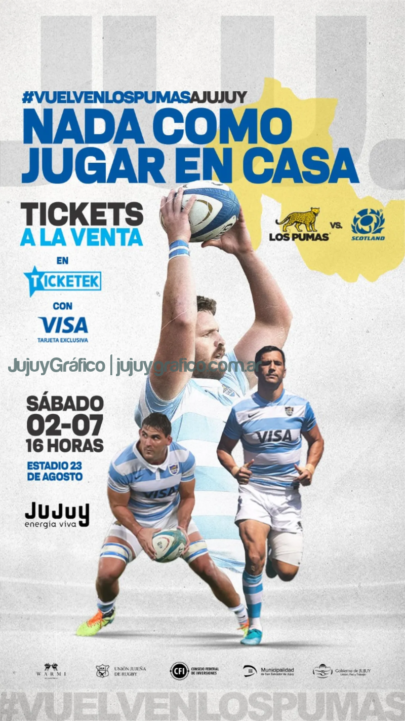 Los Pumas vuelven a jugar en Jujuy 2 Los Pumas vs Escocia 2