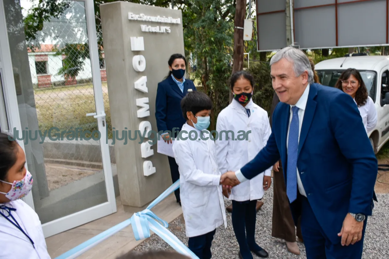 Morales inauguró en El Milagro un secundario por del PROMACE 16 Morales inauguro en El Milagro un secundario por del PROMACE 1