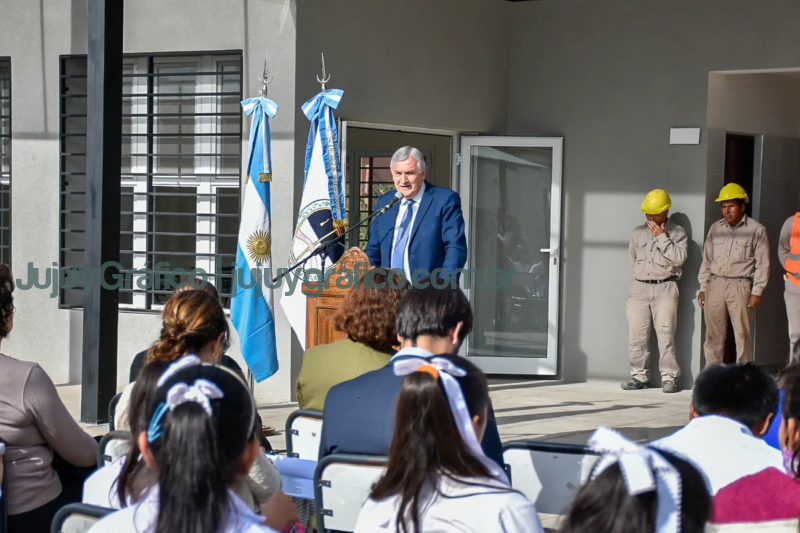 Morales inauguró en El Milagro un secundario por del PROMACE 2 Morales inauguro en El Milagro un secundario por del PROMACE 4