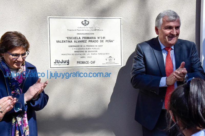 Morales inauguró la escuela de Hornillos construida con la renta de Cauchari 2 Morales inauguro la escuela de Hornillos construida con la renta de Cauchari 4