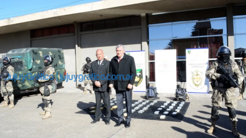 Secuestro de mas de 50 kilos de cocaina en la frontera