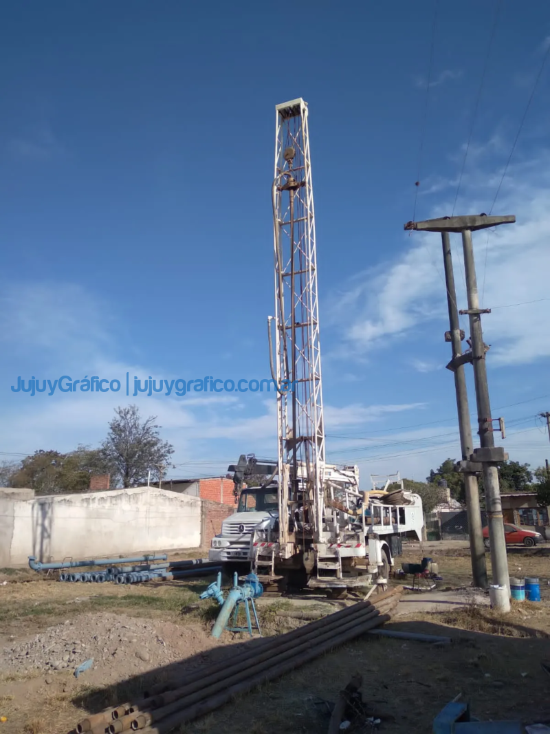 Agua Potable de Jujuy inicio el proceso de refuncionalizacion de un pozo profundo en San Pedro 3