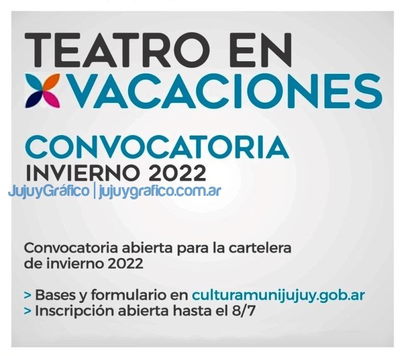 Convocatoria para el ciclo Teatro en Vacaciones