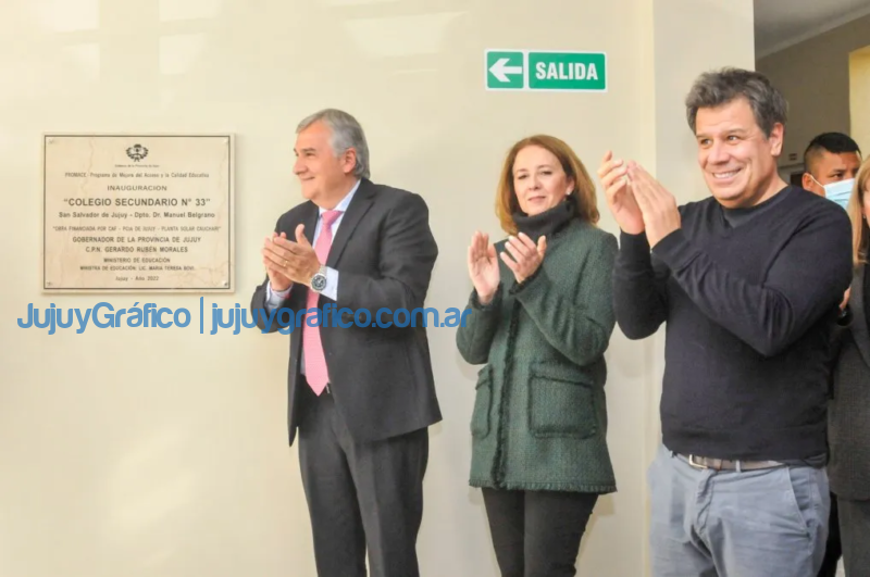 Inauguración del Secundario Nº 33 de Villa Jardín de Reyes 6 Inauguracion del Secundario No 33 de Villa Jardin de Reyes 4