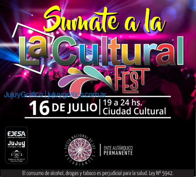 "La Cultural Fest" una propuesta familiar y solidaria de la Fiesta Nacional de los Estudiantes 2 La Cultural Fest una propuesta familiar y solidaria de la Fiesta Nacional de los Estudiantes