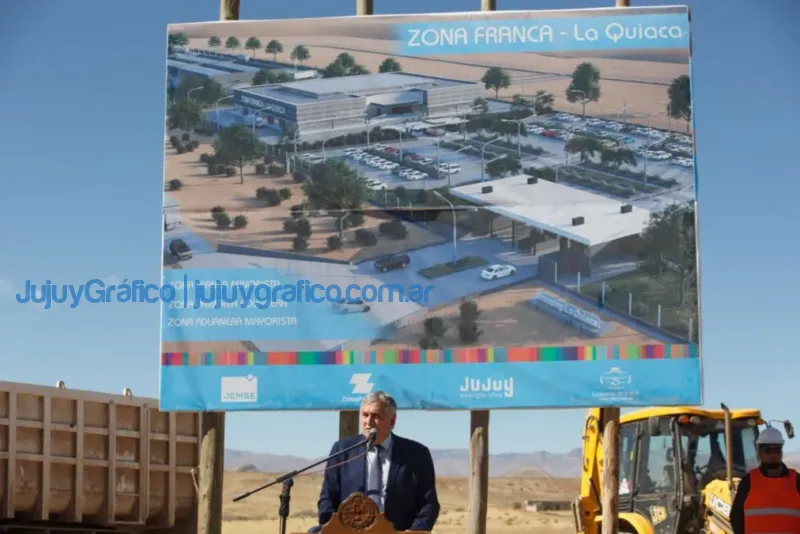 Morales dio inicio a la construcción de la Zona Franca de La Quiaca 2 Morales dio inicio a la construccion de la zona franca de La Quiaca 2