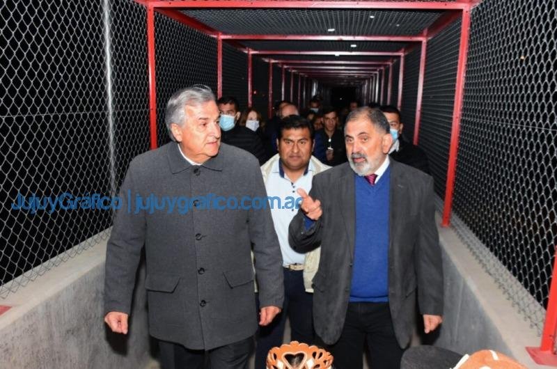 Morales y Jorge inauguraron la pasarela entre Campo Verde y Suipacha 1
