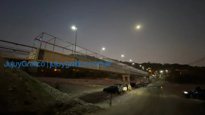 Morales y Jorge inauguraron la pasarela entre Campo Verde y Suipacha 5