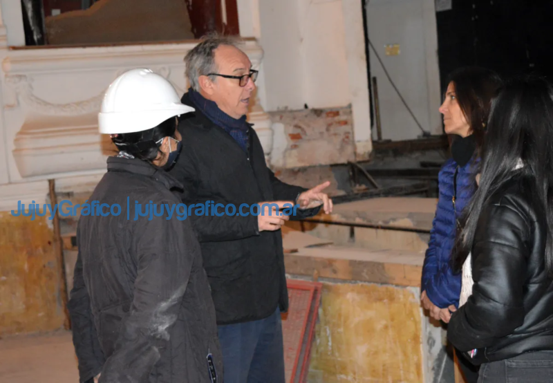 Obras de restauracion en la sala mayor del Teatro Mitre 3