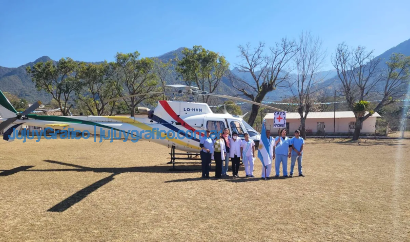 Operativo de aeroevacuación de mujer de Valle Grande al Hospital Orías 2 Operativo de aeroevacuacion de mujer de Valle Grande al Hospital Orias 2