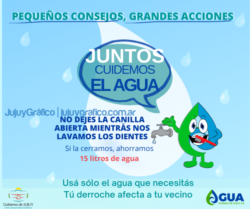 Agua Potable de Jujuy inicia campaña para el uso responsable y solidario del agua 3 Agua Potable de Jujuy inicia campana para el uso responsable y solidario del agua 2